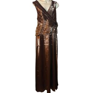 Vintage Cachet Brown Dress